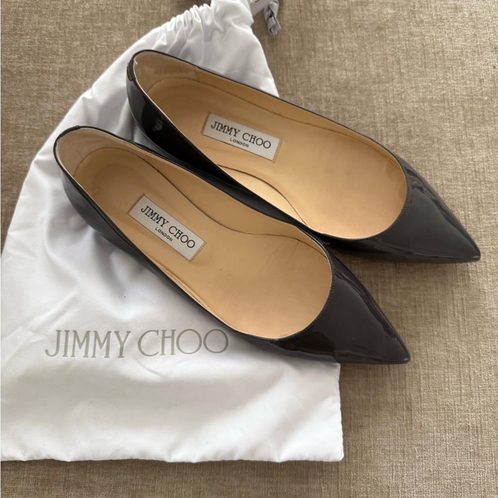 Jimmy Choo dark grey Flats